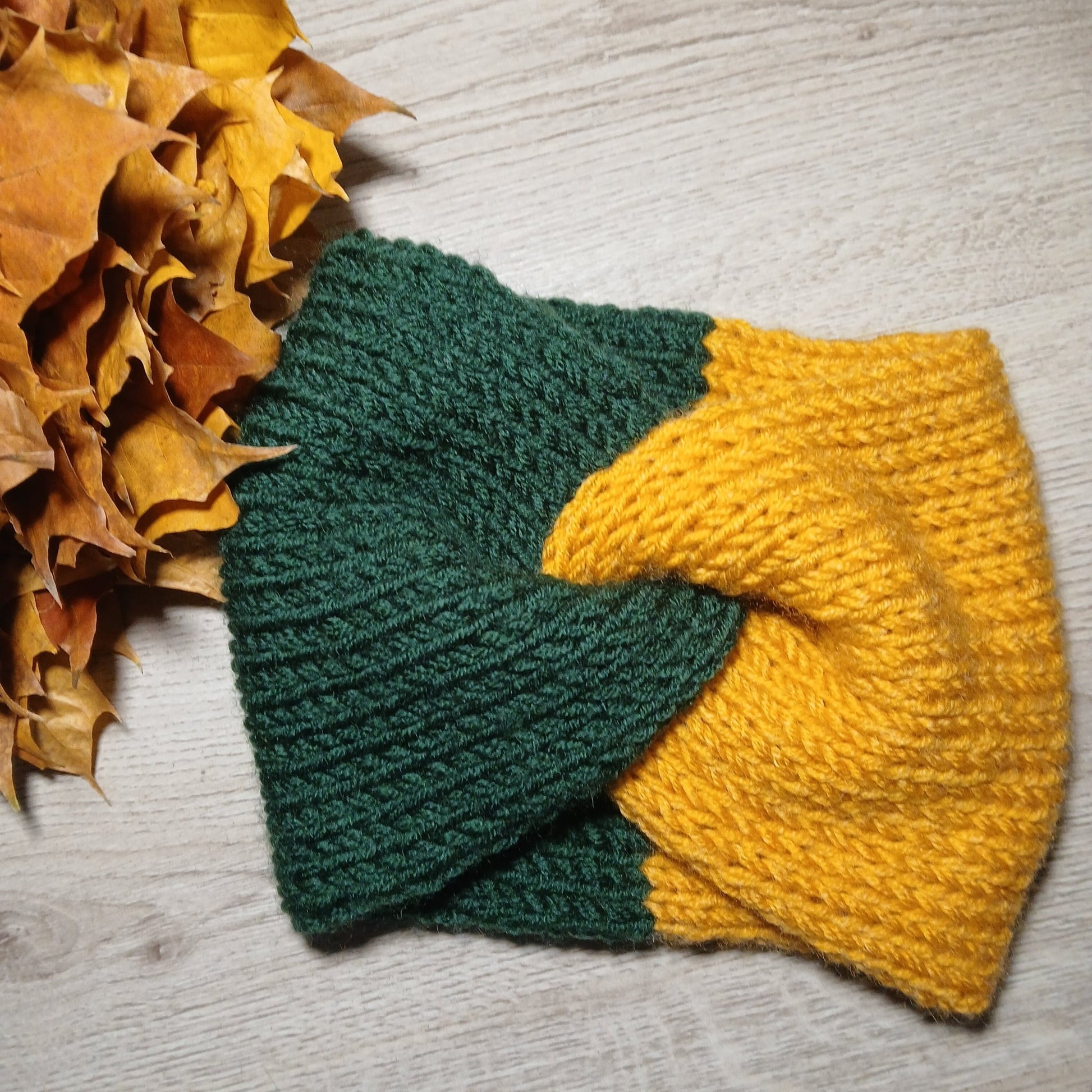 Custom Knitted Earwarmer - Textured Cotton Creations