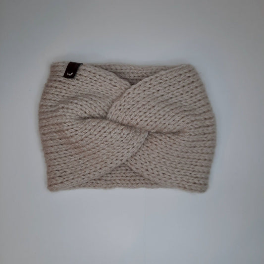 Knitted Earwarmer - Solid color - Textured Cotton Creations