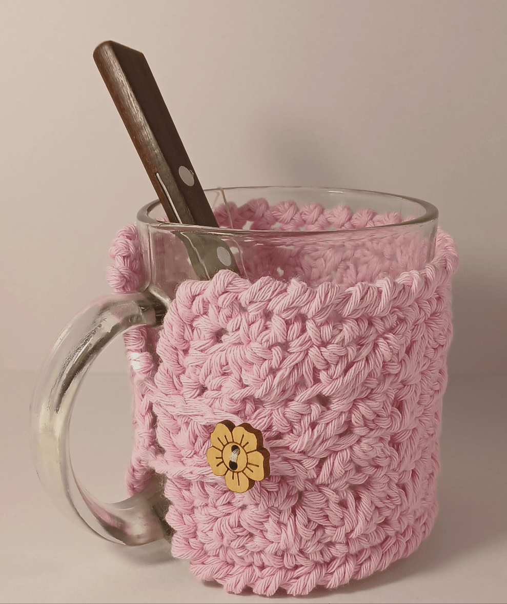 Mug cozy - Textured Cotton Creations