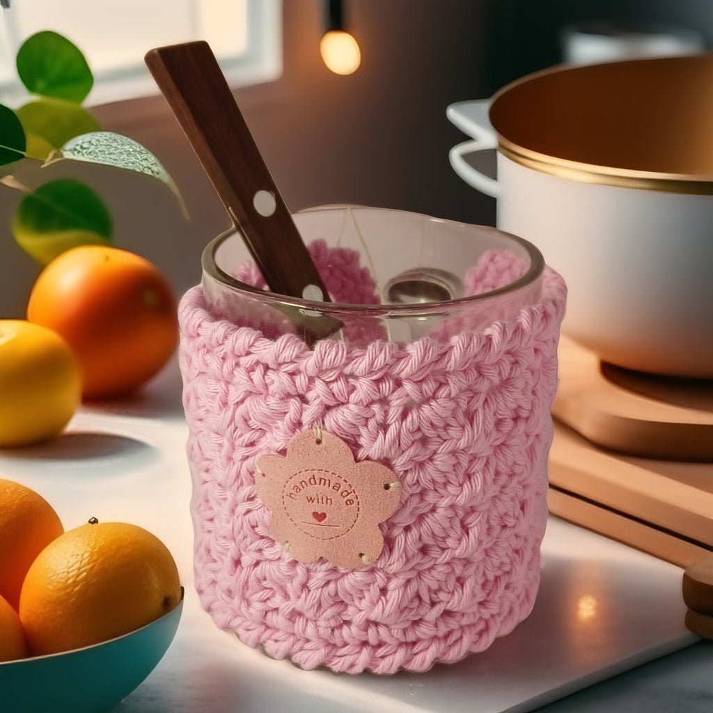 Mug cozy - Textured Cotton Creations